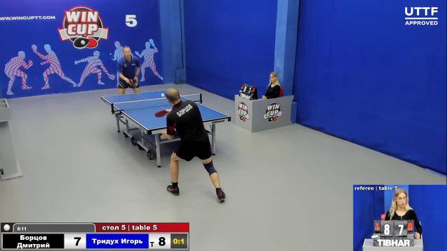 17:00 Борцов Дмитрий 1-3 Тридух Игорь cтол 5 ЮГ-3 23.09.21 смотреть онлайн