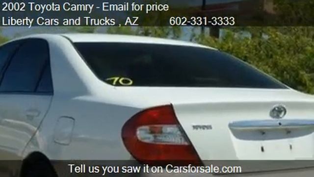 2002 Toyota Camry LE - for sale in Phoenix, AZ 85032 смотреть онлайн
