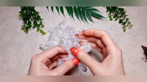 Бантики с бусинами! В школу! Мастер-класс!