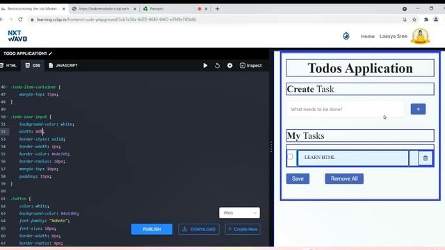 TODO APPLICATION PART-1|STORAGE MECHANISM| JSON METHODOLOGY | CCBP 4.0 | NXTWAVE смотреть онлайн