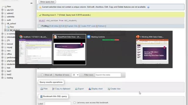 Fetch Records From Tables in MySQL смотреть онлайн