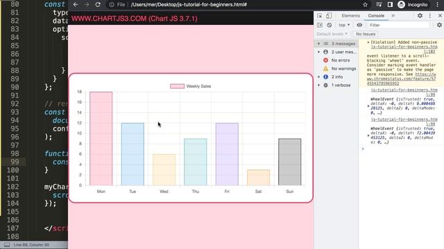 How to Add Scroll Effect in Chart JS смотреть онлайн