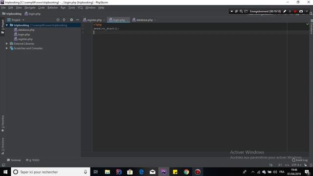 PHP Trip Booking project part 1-Login and Register- смотреть онлайн