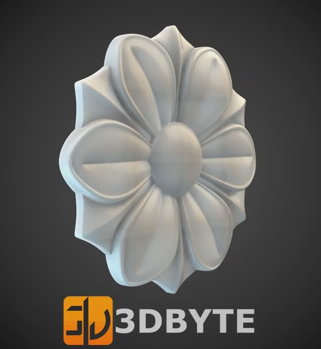 #3dmodel - Round #decor 42 || Круглый декор 42 #3dbyte  #3dprint