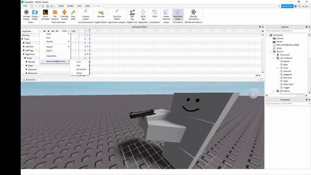 FE gun kit tutorial! | Roblox studio смотреть онлайн