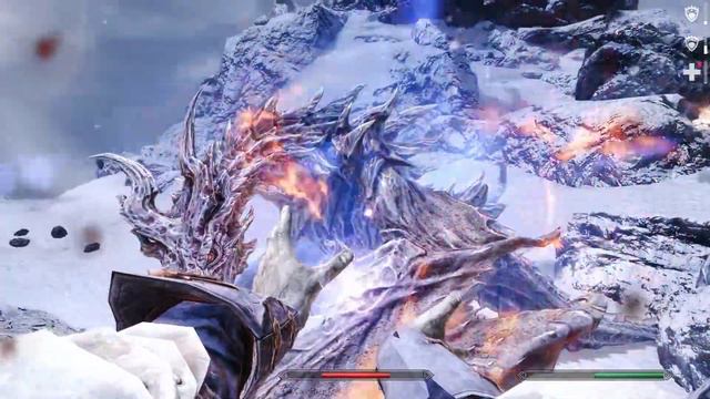 Extreme Skyrim Modding 2018 | First Alduin Fight