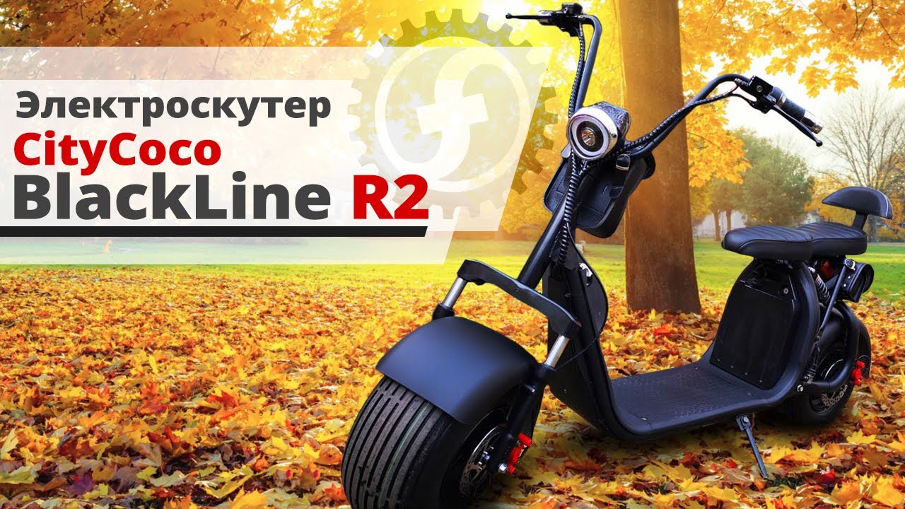 Citycoco 1500w – мощный электросамокат BlackLine R2 смотреть онлайн