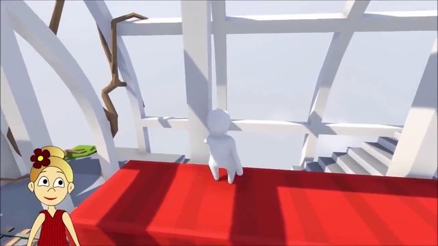 Бабушка Шошо человек ПАДУН =) Нарушаю законы физики ! Играю в Human Fall Flat смотреть онлайн