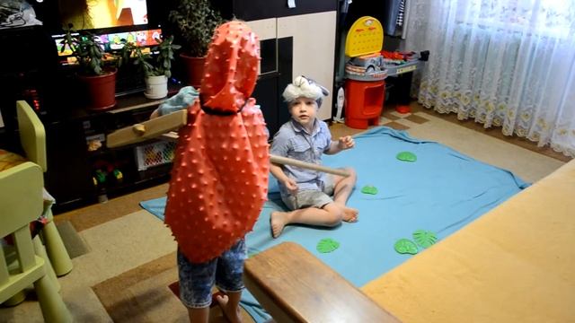 Семейный кукольный театр сказка В.Сутеева «Палочка-выручалочка» смотреть онлайн