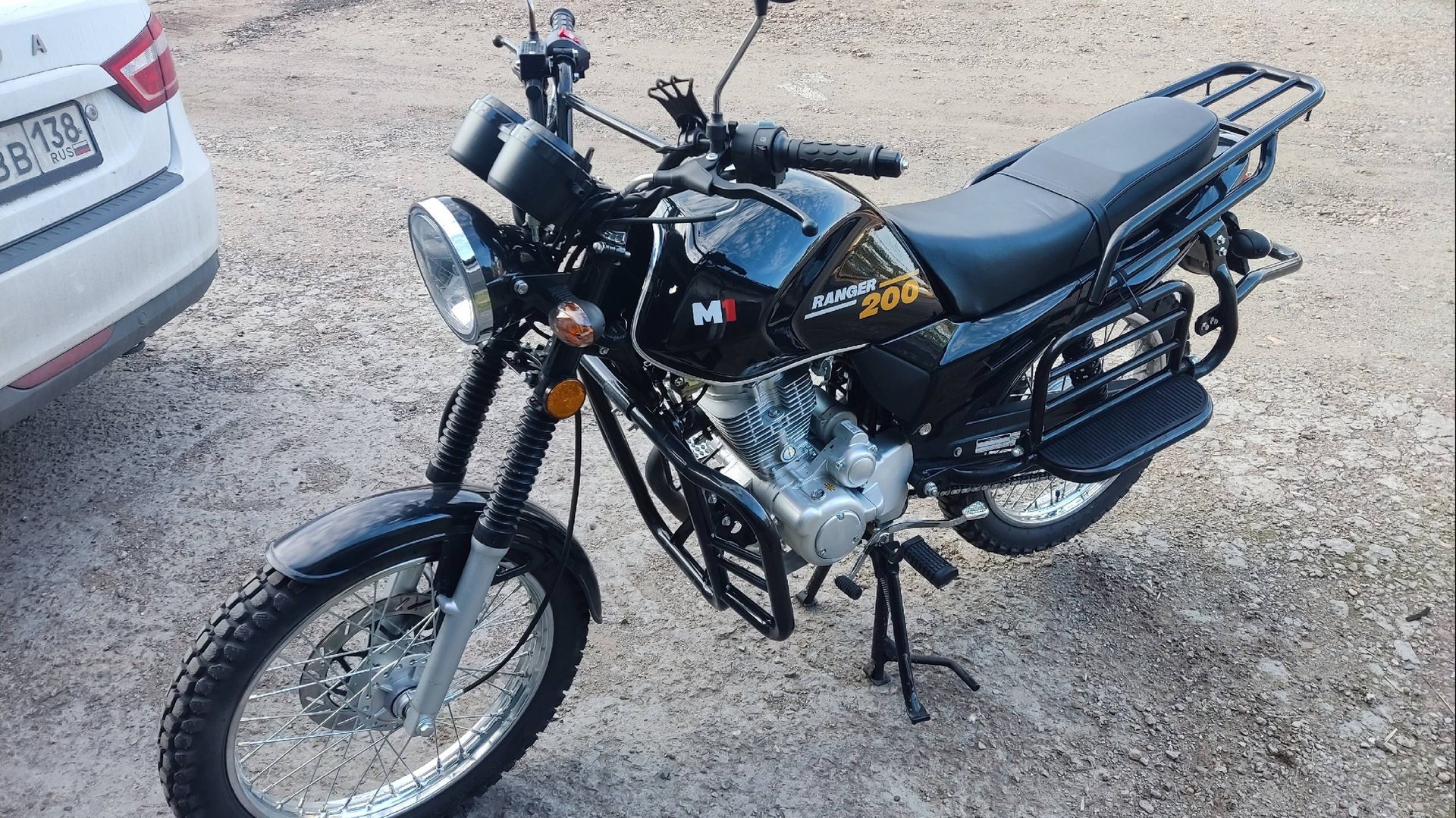 Минск Рэнджер 200 / Minsk Ranger 200. дребезжащие подставки под кофры. Как победить?