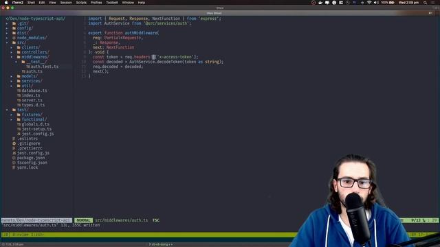 Node.js API [C05P05] - Módulo de Users - Express auth middleware e Typescript module augmentation смотреть онлайн