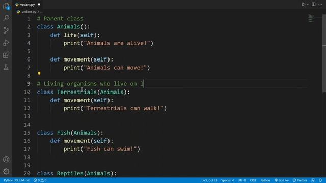 Python Programming | Object Oriented Programming | Polymorphism | Tutorial #23 смотреть онлайн