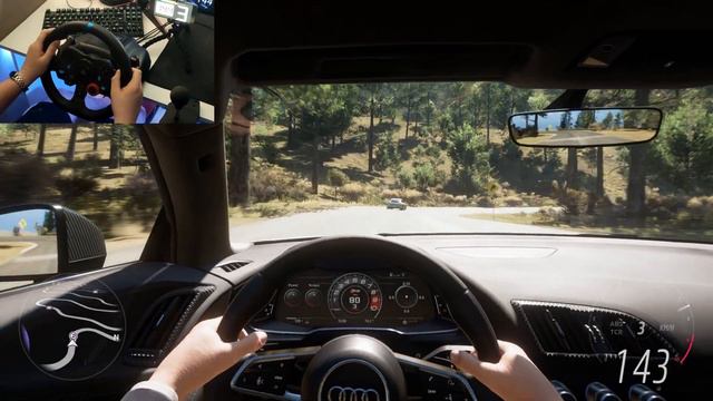 Audi R8 V10 Plus - Forza Horizon 5 | Logitech g29 Gameplay смотреть онлайн