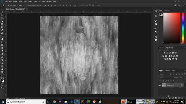 How to Make a Water Stream in Adobe Photoshop смотреть онлайн