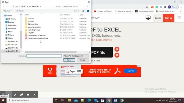 Convert PDF into Microsoft Excel in a very simple way смотреть онлайн
