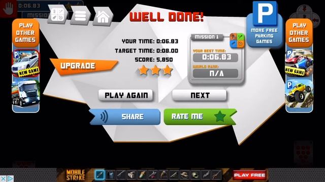 Roof Jumping Stunt Driving Parking Simulator | iOs/Android | HD Gameplay Video смотреть онлайн