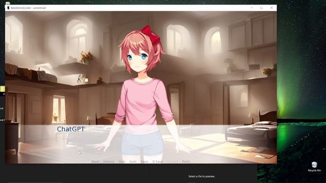 ChatGPT: Renpy + Stable Diffusion + BLIP (2023)