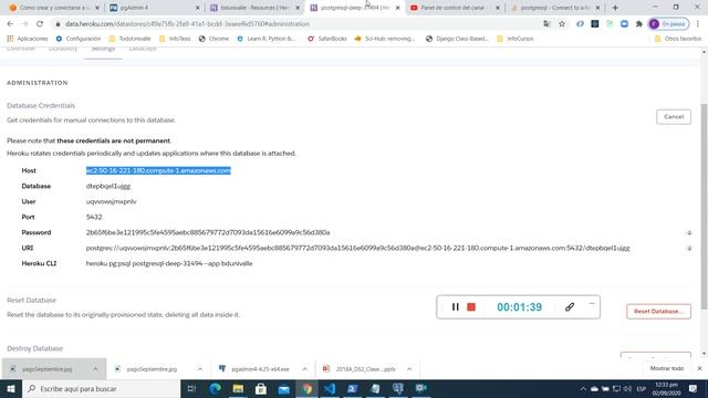 postgresql con Heroku смотреть онлайн