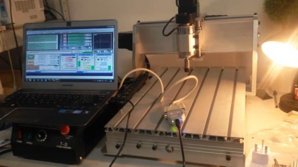 UC100 - USB to LPT for CNC with cnc machine 3040T