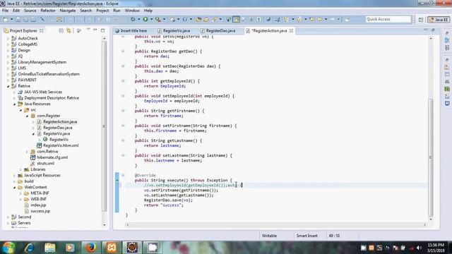 how to insert records in database using struts2 hibernate смотреть онлайн