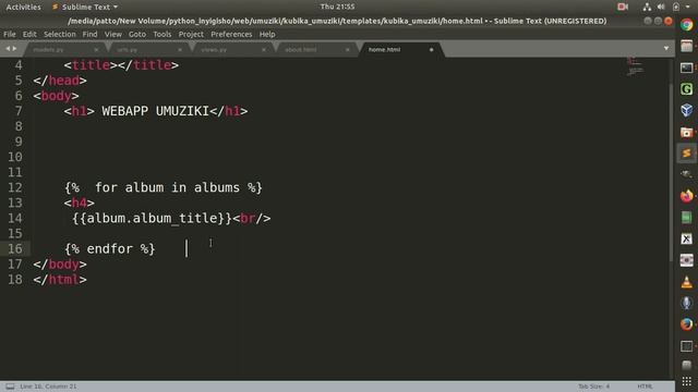 7.Web App(KinyaRwanda+English)Python-Django Models+Database смотреть онлайн