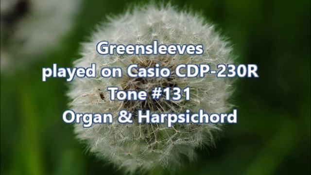 Casio CDP-230R Tone #131 Organ & Harpsichord смотреть онлайн