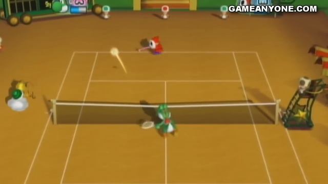 New Play Control! Mario Power Tennis walkthrough - Flower Cup смотреть онлайн