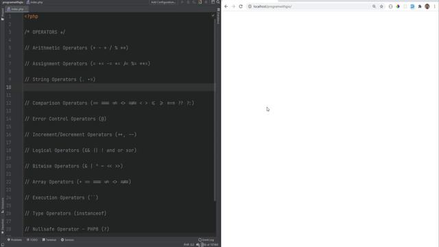 14 PHP Operators Part 1 - Full PHP 8 Tutorial смотреть онлайн