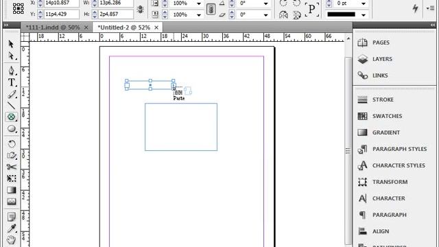 Объединение фреймов в Adobe InDesign CS4 (37/41)