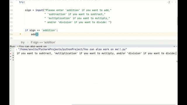 Python with Anvita #48- Python programming from scratch for beginners - Functions, Calculator смотреть онлайн