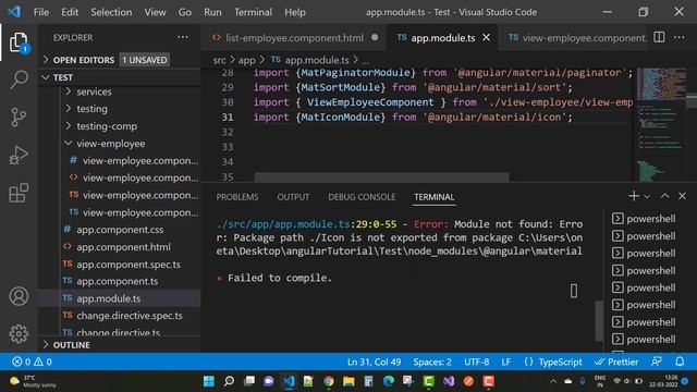 Angular Tutorial For Beginners 34: Defining Link between table and view data | Edit Link смотреть онлайн