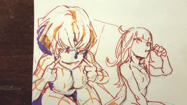 Sketchbook Drawing Practice - Anime Manga Sketch смотреть онлайн