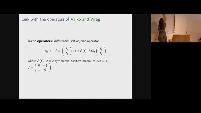 Laure Dumaz: On the 1d Anderson Hamiltonian with white noise potential - second part смотреть онлайн
