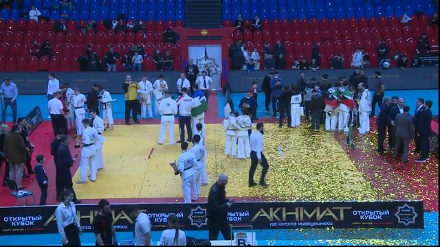 Соревнования по КИОКУСИНКАЙ среди юношей и юниоров на КУБОК АХМАТ. ТАТАМИ "B" смотреть онлайн