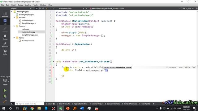Binding in Qt смотреть онлайн