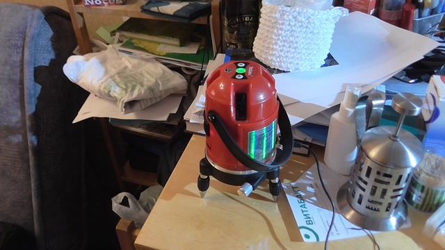 Лазер из Китая, 5 lines 6 points laser level 360 rotary смотреть онлайн