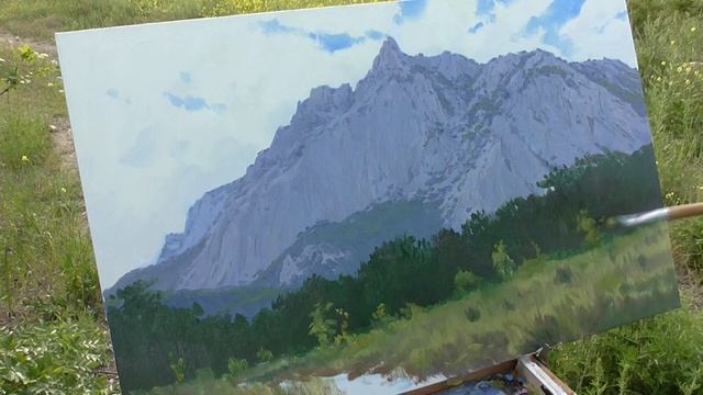 Этюд. Гора Ай-Петри. Художник Артём Пучков.
50х80см.,холст,масло. смотреть онлайн