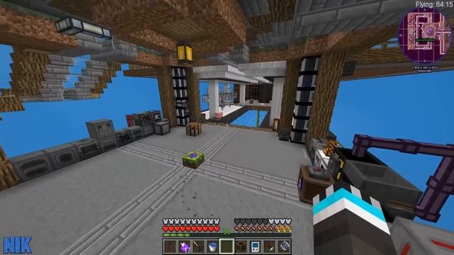 Minecraft Sky Factory 4 - APPLIED ENERGISTICS WITH FLUIDS & GASSES! #22 [Modded Questing Skyblock]