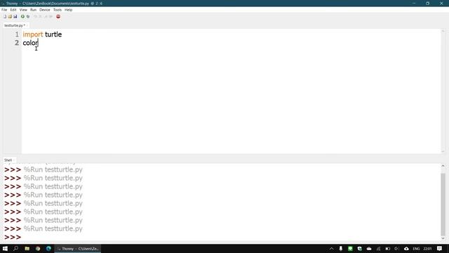พื้นฐานการใช้ฟังก์ชัน turtle ในภาษา Python смотреть онлайн