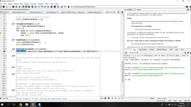 How to create a clipboard manager using python смотреть онлайн