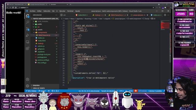 ? Creando componentes nativos desde cero y sin librerías (WebComponents) ? смотреть онлайн