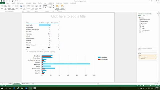 How to Filter Power View Items Using Tile By - Excel смотреть онлайн
