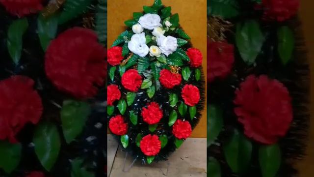 Венок В201, ритуальные венки в Санкт-Петербурге. Наш сайт  Https://venki-piter.ru