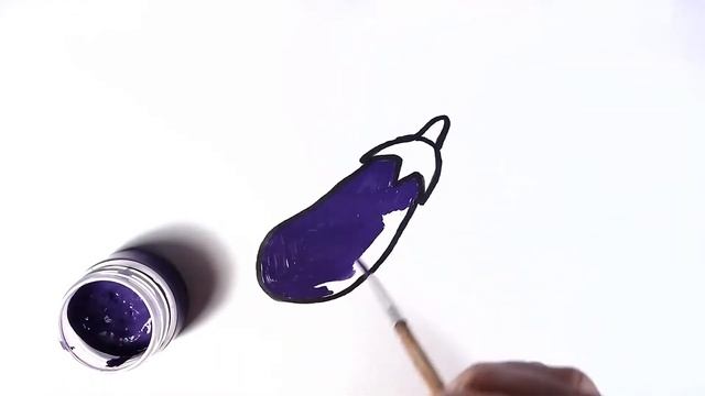 Как нарисовать БАКЛАЖАН/Учим ЦВЕТА/Раскраска для детей/How to draw a EGGPLANT/МУЛЬТИРУМ смотреть онлайн