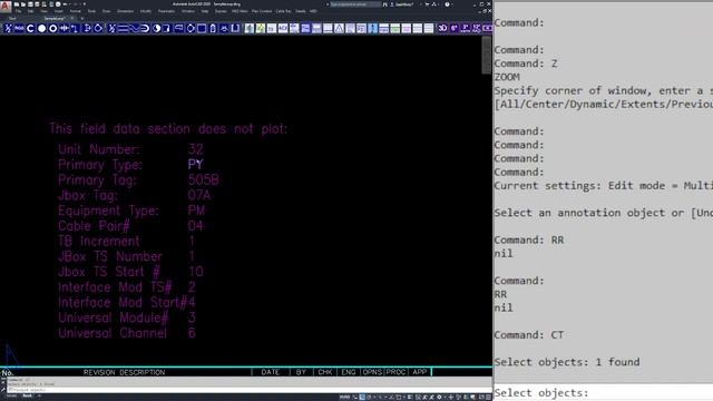 Using AutoCAD Fields to drive a Loop Drawing смотреть онлайн