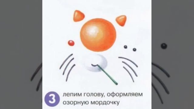 Мастер - класс по лепке "Котёнок" смотреть онлайн