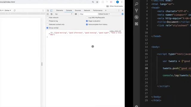 How to Make Arrays in Javascript | Learn javascript part-6 смотреть онлайн