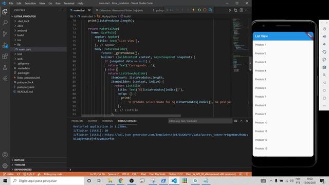 Obtendo Produtos via Future em JSON - Aula 4 смотреть онлайн