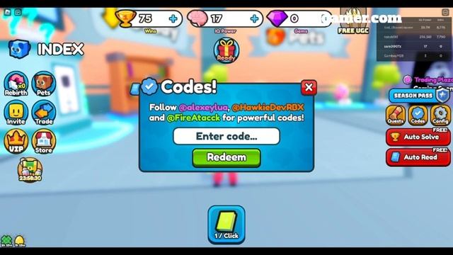 All Secret iq wars simulator Codes 2023 | Codes for iq wars simulator 2023 - Roblox Code смотреть онлайн