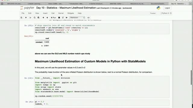 Data Science in Short - Day 10 -Statistics-Maximum-Likelihood-Estimation смотреть онлайн
